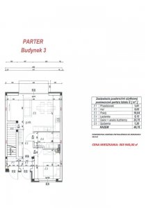 Budynek 3 lokal E plan parter