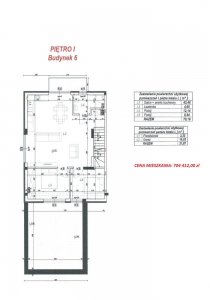 Budynek 6 lokal L plan piętro