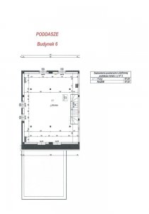 Budynek 6 lokal L plan poddasze